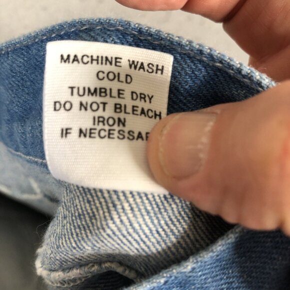 Vintage Jewells Classic Bottoms Jeans Juniors 11 Blue Faded Bareback Western - Picture 14 of 16